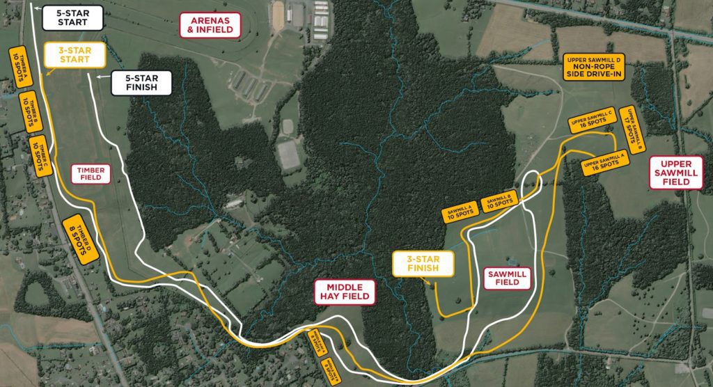 Cross Country Tailgating Map